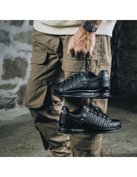 Buty sportowe męskie k-swiss rinzler gt sneakersy czarne (08907-010-m)