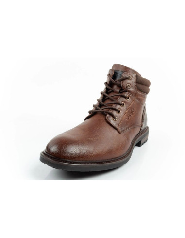 Wrangler george  buty męskie sztyblety trzewiki eleganckie modne brązowe