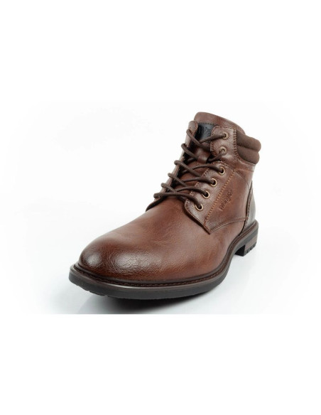 Wrangler george  buty męskie sztyblety trzewiki eleganckie modne brązowe