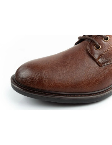 Wrangler george  buty męskie sztyblety trzewiki eleganckie modne brązowe