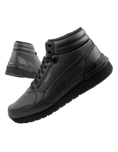 Puma st runner v4 mid  buty sportowe męskie sneakersy za kostkę czarne