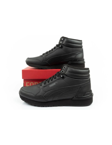 Puma st runner v4 mid  buty sportowe męskie sneakersy za kostkę czarne