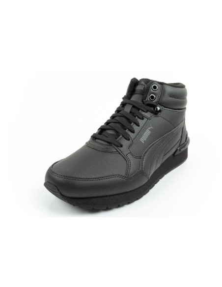 Puma st runner v4 mid  buty sportowe męskie sneakersy za kostkę czarne