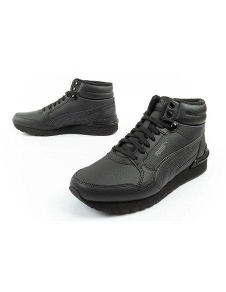 Puma st runner v4 mid  buty sportowe męskie sneakersy za kostkę czarne