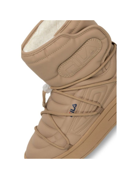 Fila superbubble boot buty zimowe botki beżowe damskie sportowe ocieplane