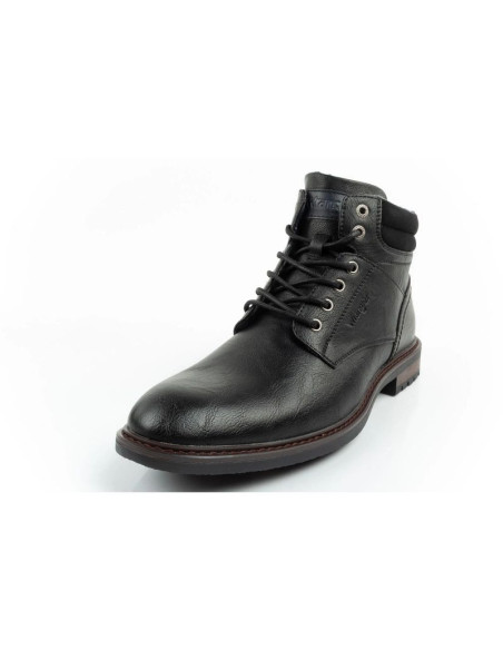 Wrangler george  buty męskie sztyblety trzewiki eleganckie modne czarne
