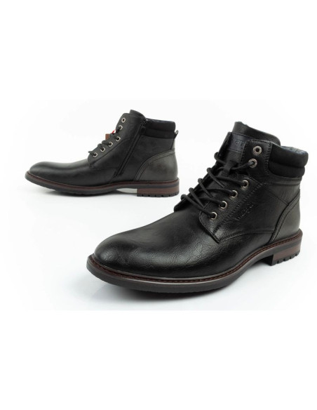 Wrangler george  buty męskie sztyblety trzewiki eleganckie modne czarne