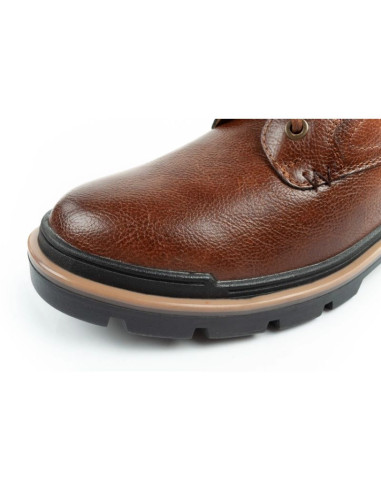 Wrangler nevada buty męskie sztyblety trzewiki eleganckie modne sznurowane brązowe