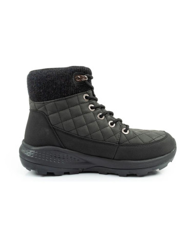 Lee cooper buty sportowe damskie zimowe trekkingowe ocieplane czarne skóra ekologiczna