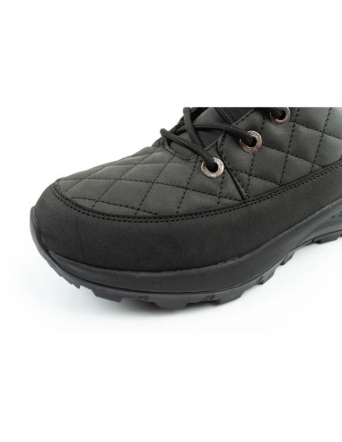 Lee cooper buty sportowe damskie zimowe trekkingowe ocieplane czarne skóra ekologiczna