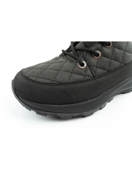 Lee cooper buty sportowe damskie zimowe trekkingowe ocieplane czarne skóra ekologiczna