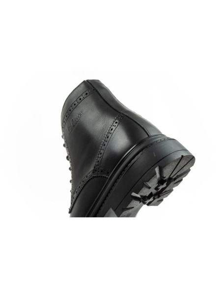 Lee cooper buty męskie sztyblety trzewiki eleganckie skórzane czarne