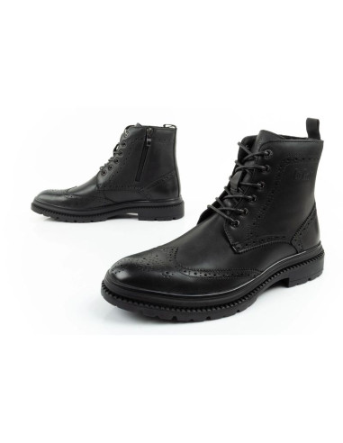 Lee cooper buty męskie sztyblety trzewiki eleganckie skórzane czarne