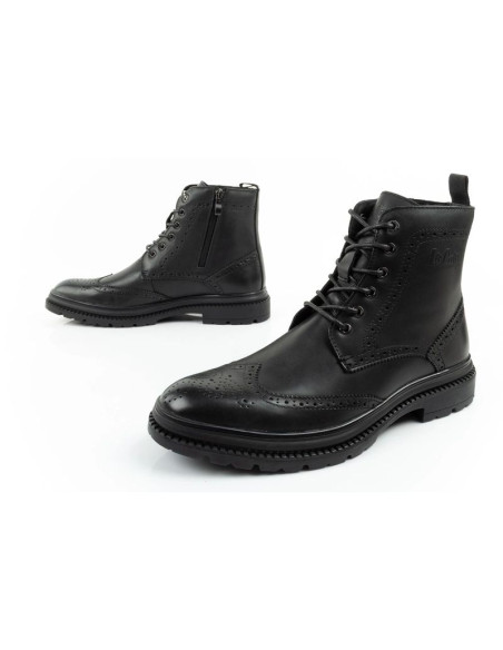 Lee cooper buty męskie sztyblety trzewiki eleganckie skórzane czarne