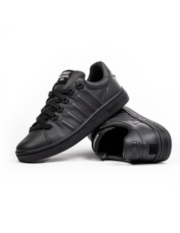 Sneakersy męskie k-swiss lozan ii tenisówki skóra naturalna czarne (07943-904-m) 2