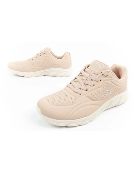 Skechers bobs b flex buty sportowe sneakersy damskie modne beżowe