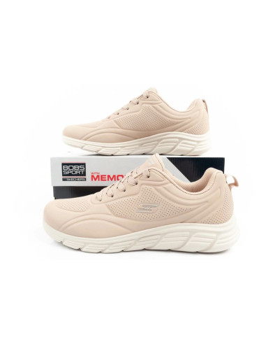 Skechers bobs b flex buty sportowe sneakersy damskie modne beżowe