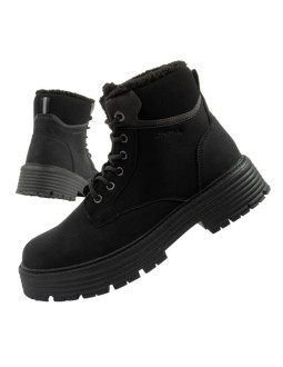 O'neill buty trapery zimowe damskie botki za kostkę ocieplane modne czarne