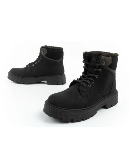 O'neill buty trapery zimowe damskie botki za kostkę ocieplane modne czarne