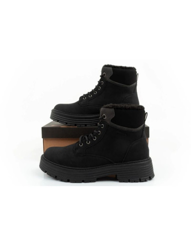 O'neill buty trapery zimowe damskie botki za kostkę ocieplane modne czarne