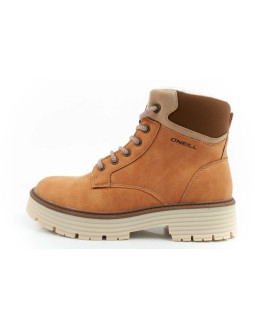 O'neill buty trapery zimowe damskie botki za kostkę ocieplane modne brązowe 2