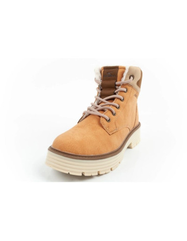 O'neill buty trapery zimowe damskie botki za kostkę ocieplane modne brązowe