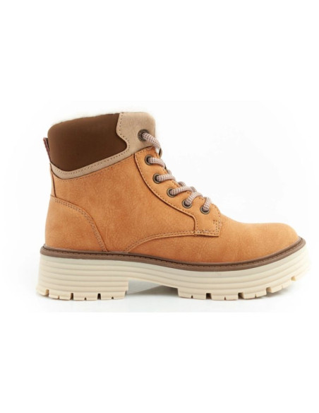 O'neill buty trapery zimowe damskie botki za kostkę ocieplane modne brązowe