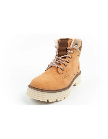 O'neill buty trapery zimowe damskie botki za kostkę ocieplane modne brązowe