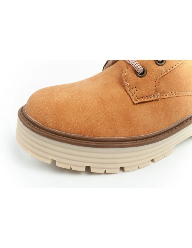 O'neill buty trapery zimowe damskie botki za kostkę ocieplane modne brązowe