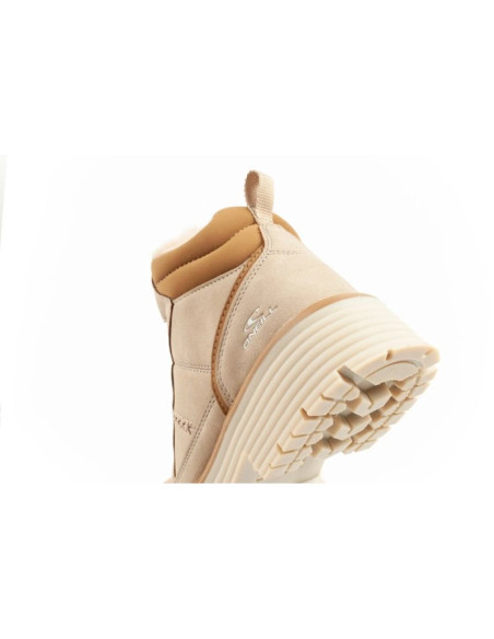 O'neill buty trapery zimowe damskie botki za kostkę ocieplane modne beżowe brązowe