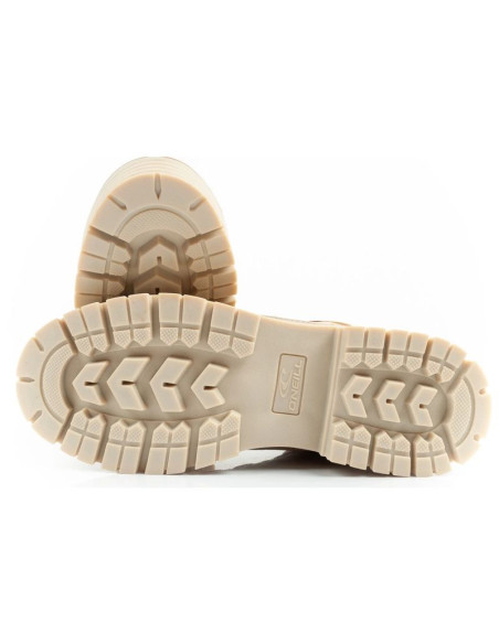 O'neill buty trapery zimowe damskie botki za kostkę ocieplane modne beżowe brązowe