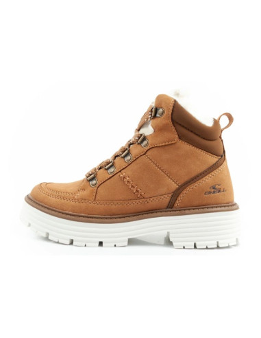 O'neill buty trapery zimowe damskie botki za kostkę ocieplane modne brązowe