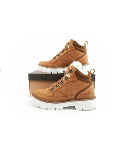 O'neill buty trapery zimowe damskie botki za kostkę ocieplane modne brązowe