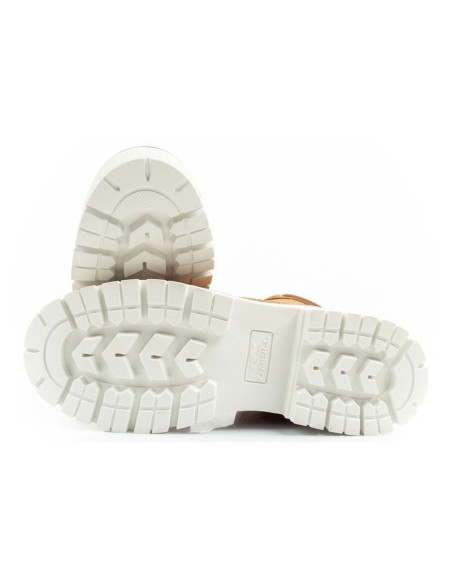 O'neill buty trapery zimowe damskie botki za kostkę ocieplane modne brązowe