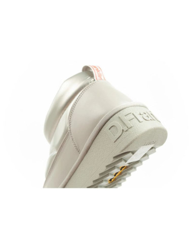 D.franklin buty śniegowce damskie zimowe modne ocieplane botki srebrne