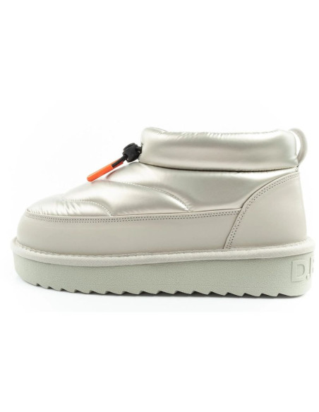 D.franklin buty śniegowce damskie zimowe modne ocieplane botki srebrne