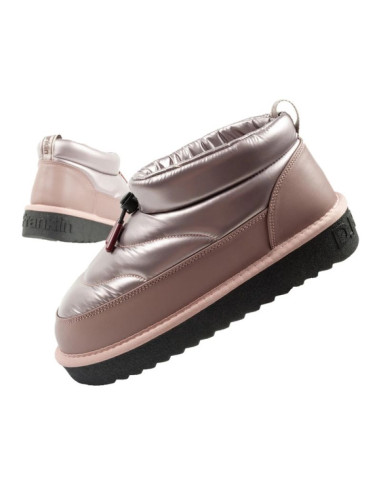 D.franklin buty śniegowce damskie zimowe modne ocieplane botki różowe złoto