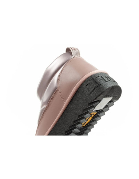 D.franklin buty śniegowce damskie zimowe modne ocieplane botki różowe złoto