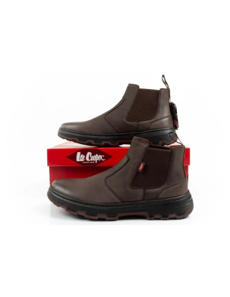 Lee cooper buty męskie sztyblety trzewiki eleganckie skórzane