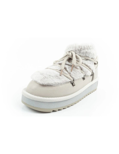 D.franklin buty śniegowce damskie zimowe modne futerko ocieplane szare
