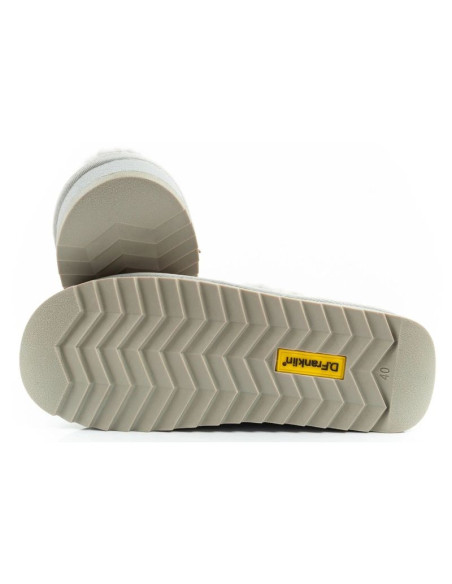 D.franklin buty śniegowce damskie zimowe modne futerko ocieplane szare