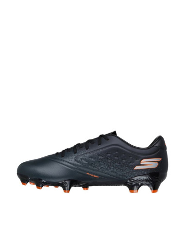Buty piłkarskie skechers razor 1.5 academy fg czarno-pomarańczowe 252015 bkor