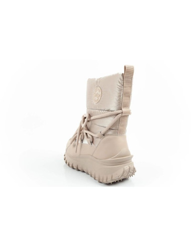 Lee cooper buty sportowe damskie zimowe trekkingowe ocieplane beżowe skóra naturalna