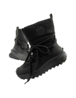 Lee cooper buty sportowe damskie zimowe trekkingowe ocieplane czarne skóra naturalna