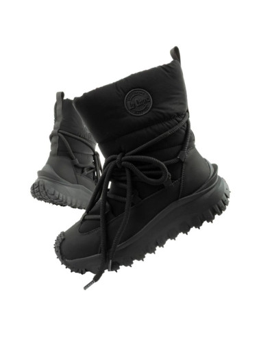 Lee cooper buty sportowe damskie zimowe trekkingowe ocieplane czarne skóra naturalna