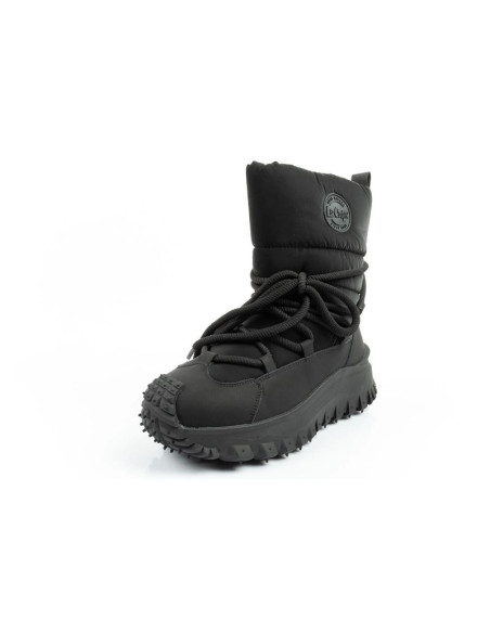 Lee cooper buty sportowe damskie zimowe trekkingowe ocieplane czarne skóra naturalna