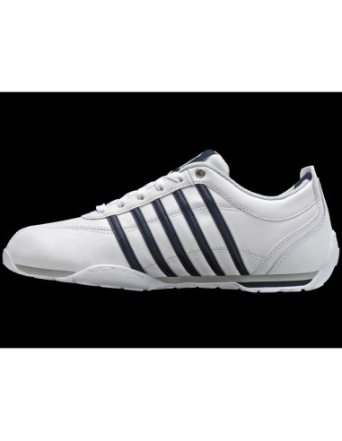 Buty sportowe męskie k-swiss arvee 1.5 skórzane sneakersy do kostki klasyczne białe (02453-900-m)