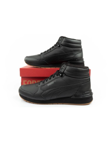 Puma st runner v4 mid buty sportowe męskie sneakersy za kostkę czarne