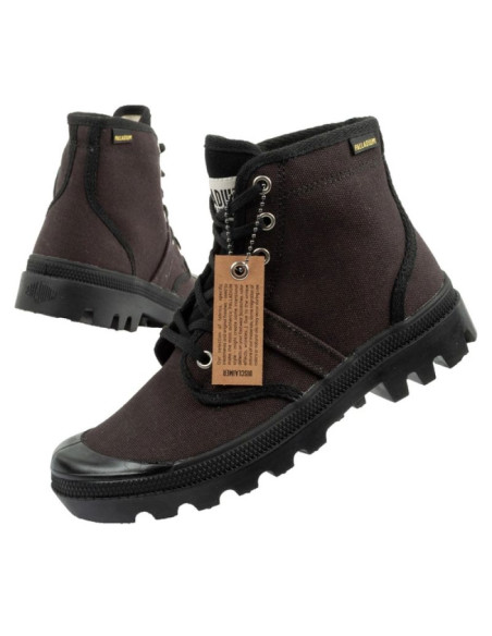 Buty sportowe damskie botki za kostkę palladium pallabrousse czarne