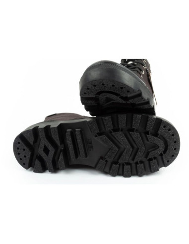 Buty sportowe damskie botki za kostkę palladium pallabrousse czarne